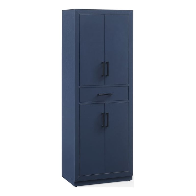 Crosley Furniture Isla Kitchen Storage Pantry in Navy