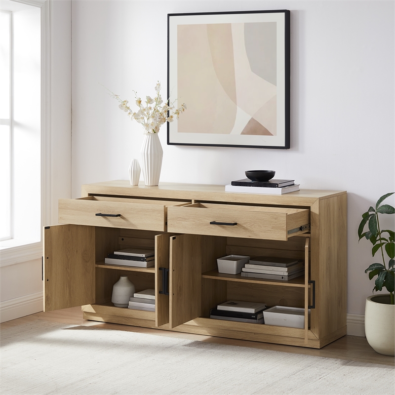 Crosley Furniture Isla Sideboard in Ash