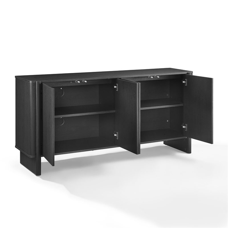Crosley Furniture Wesley Sideboard in Black