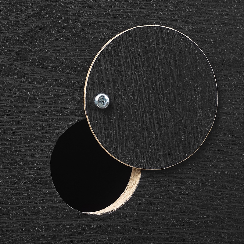 Crosley Furniture Wesley Sideboard in Black