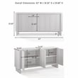 Crosley Furniture Wesley Sideboard in Black
