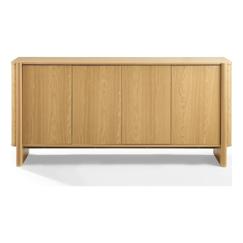 Crosley Furniture Wesley Sideboard in White Oak
