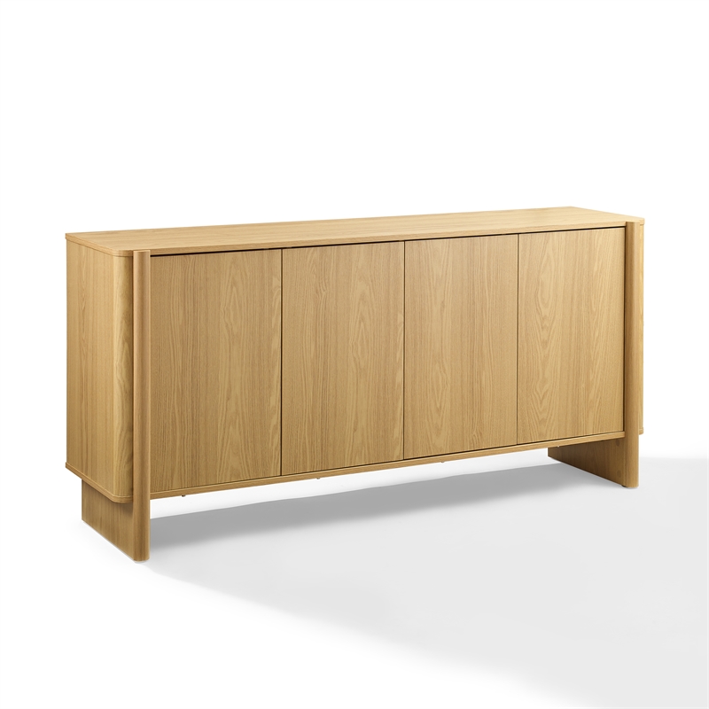 Crosley Furniture Wesley Sideboard in White Oak