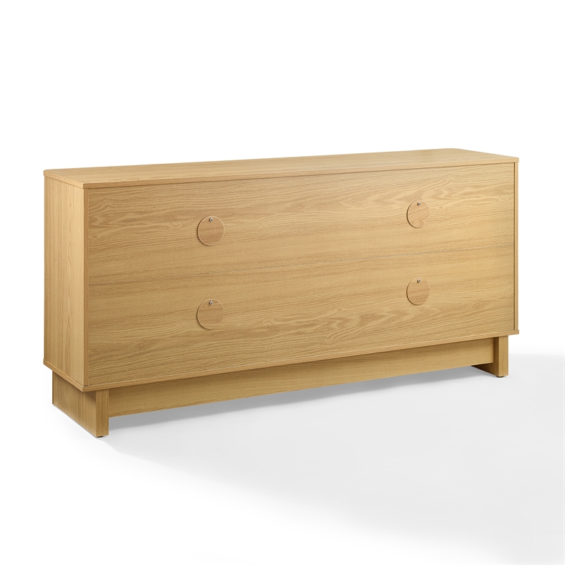 Crosley Furniture Wesley Sideboard in White Oak