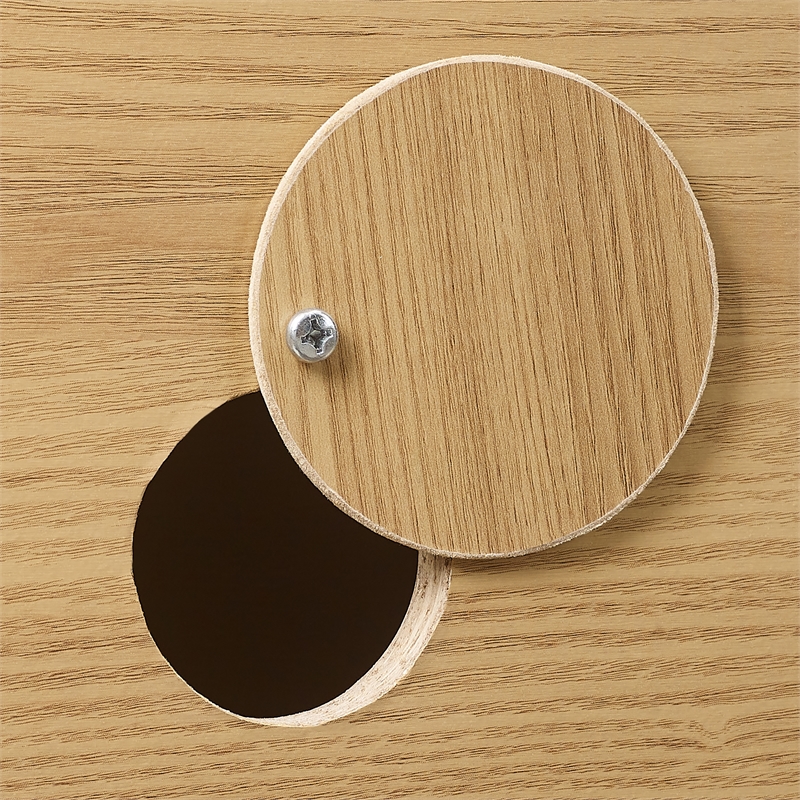 Crosley Furniture Wesley Sideboard in White Oak