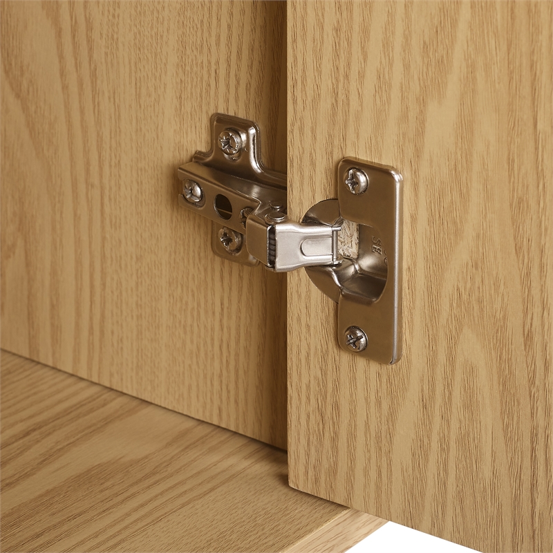 Crosley Furniture Wesley Sideboard in White Oak