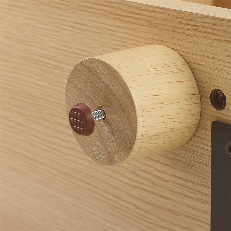 Crosley Furniture Zoe Medium Record Storage Console in Ash