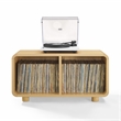 Crosley Furniture Zoe Medium Record Storage Console in Ash