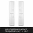 Crosley Furniture Savannah Linen Storage Cabinet in White