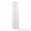 Crosley Furniture Savannah Linen Storage Cabinet in White