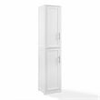Crosley Furniture Savannah Linen Storage Cabinet in White
