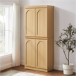 Crosley Furniture Marco Kitchen Pantry Storage Cabinet in Ash