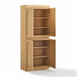 Crosley Furniture Marco Kitchen Pantry Storage Cabinet in Ash