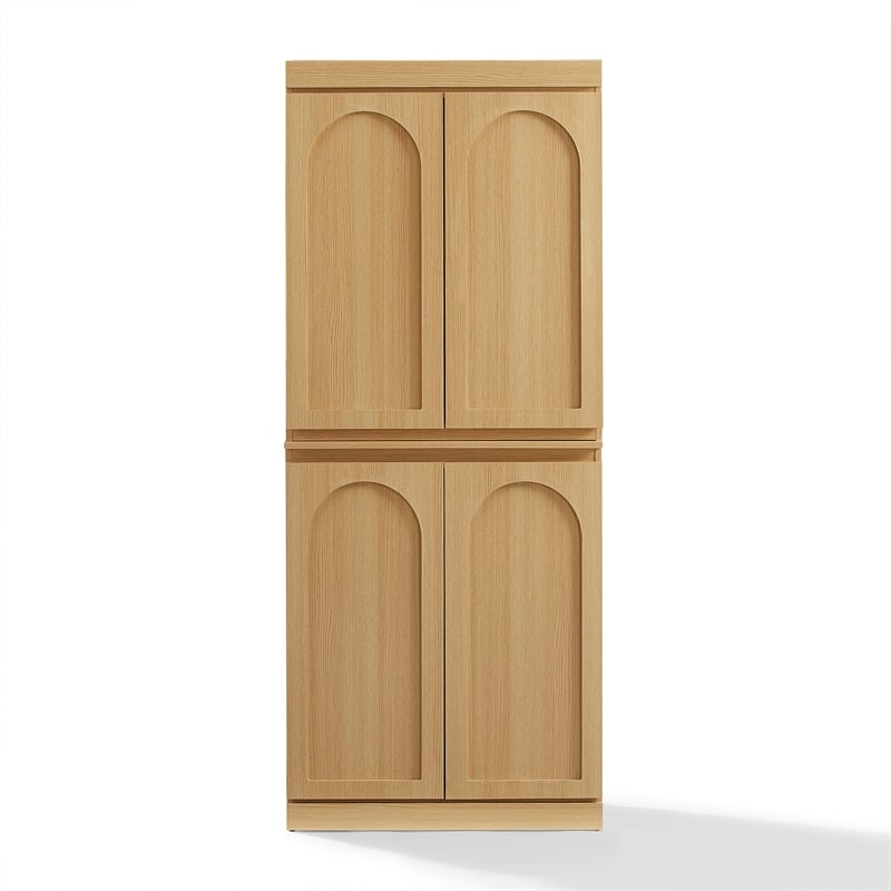 Crosley Furniture Marco Kitchen Pantry Storage Cabinet in Ash