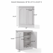 Crosley Furniture Marco 3-Piece Sideboard And 2 Pantry Set in Ash