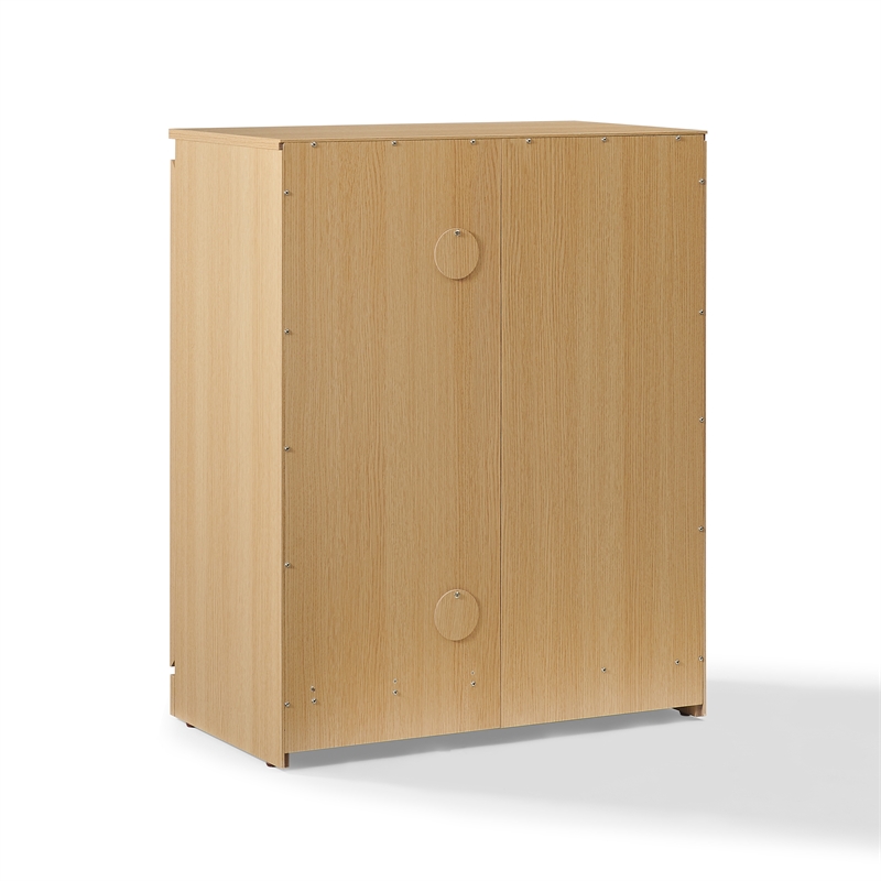 Crosley Furniture Marco Kitchen Storage Cabinet in Ash