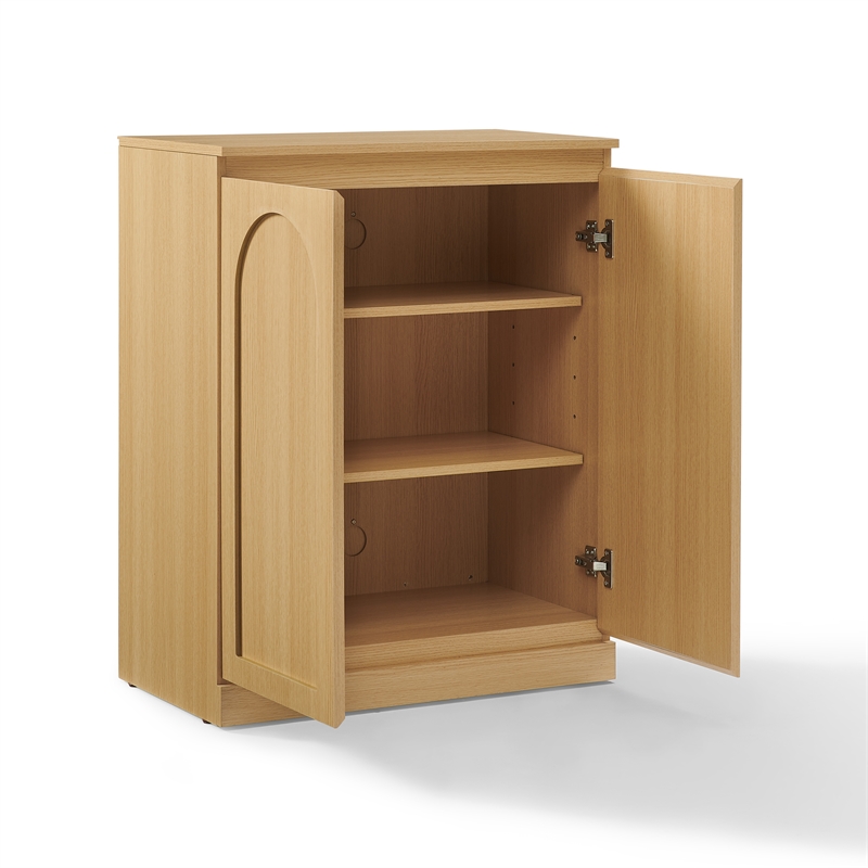 Crosley Furniture Marco Kitchen Storage Cabinet in Ash