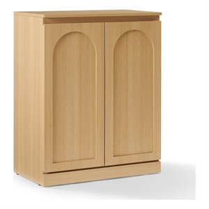 Crosley Furniture Marco Kitchen Storage Cabinet in Ash