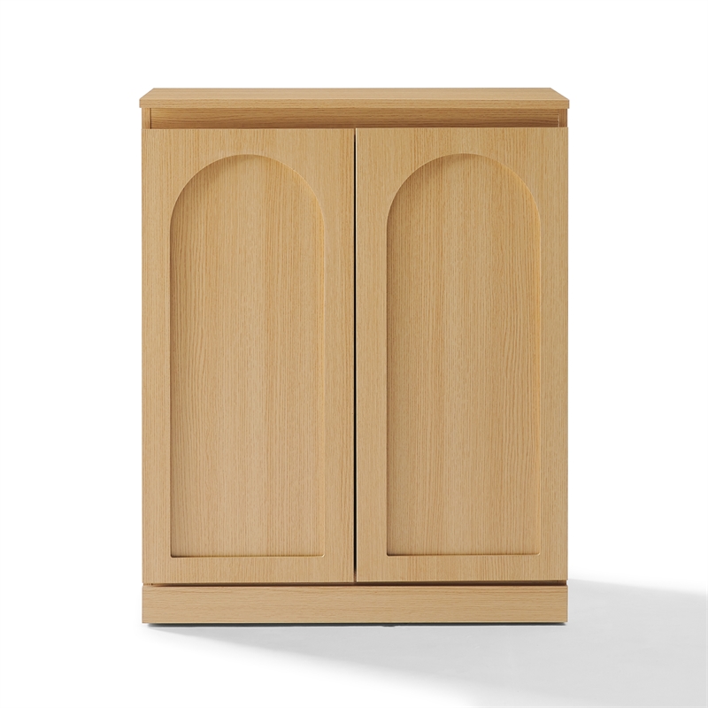 Crosley Furniture Marco Kitchen Storage Cabinet in Ash
