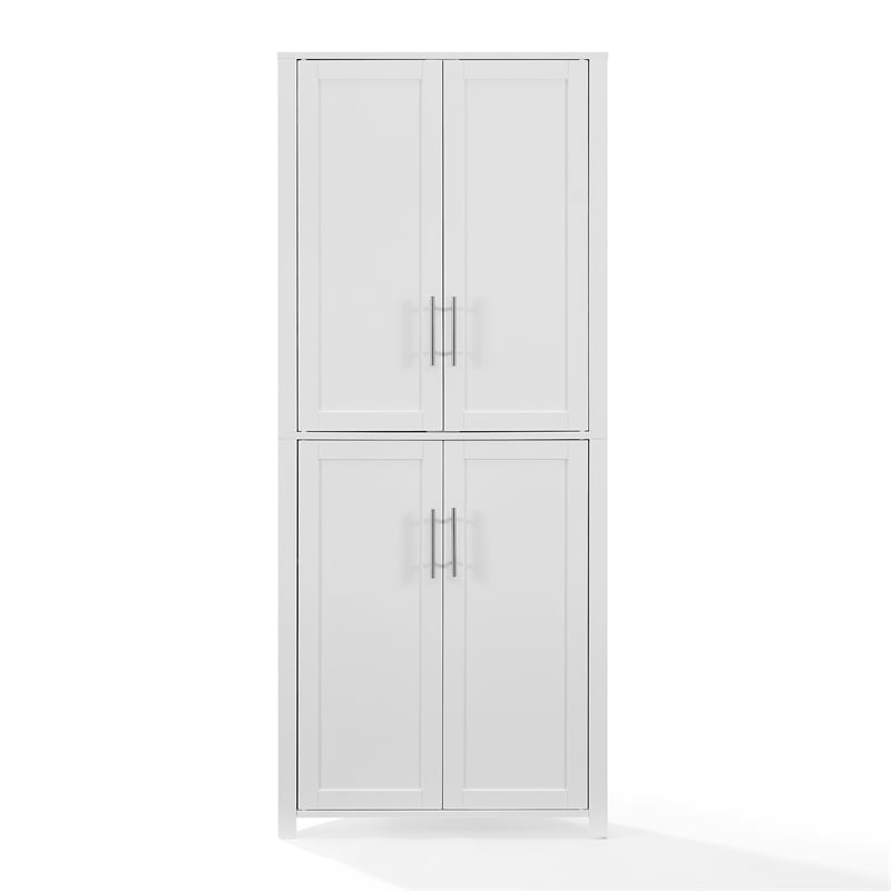 Crosley Furniture Savannah Corner Pantry in White