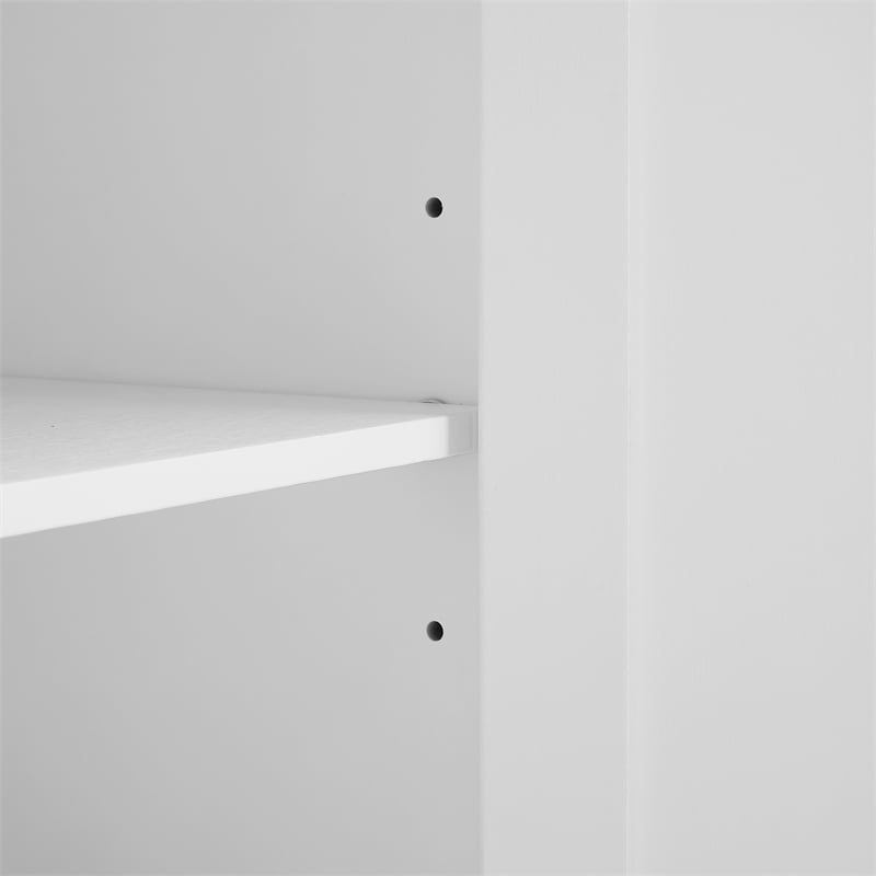 Crosley Furniture Savannah Corner Pantry in White