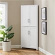 Crosley Furniture Savannah Corner Pantry in White