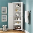 Crosley Furniture Savannah Corner Pantry in White