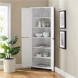 Crosley Furniture Savannah Corner Pantry in White