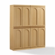 Crosley Furniture Marco 2-Piece Kitchen Pantry Storage Cabinet Set in Ash