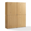 Crosley Furniture Marco 2-Piece Kitchen Pantry Storage Cabinet Set in Ash