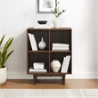 Crosley Furniture Liam 4 Cube Record Storage Media Stand in Walnut
