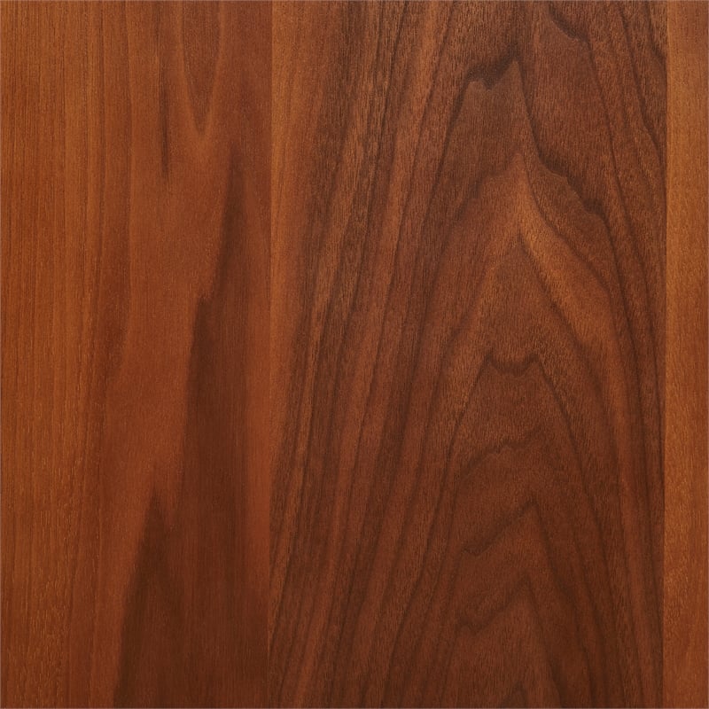 Crosley Furniture Asheville Low Record Storage Console in Walnut