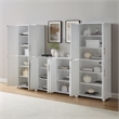 Crosley Furniture Savannah 3-Piece Sideboard & Pantry Set in White