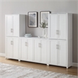 Crosley Furniture Savannah 3-Piece Sideboard & Pantry Set in White