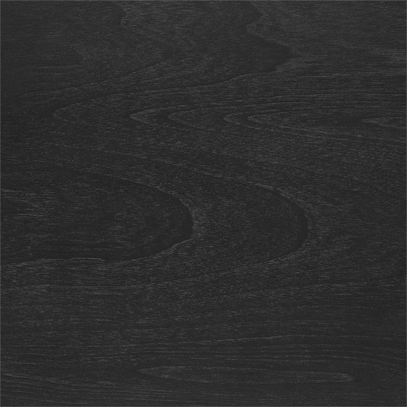 Crosley Furniture Asheville Medium Record Storage Console in Black