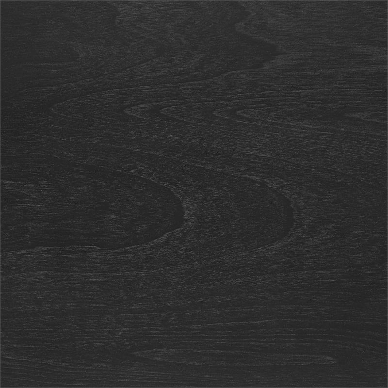 Crosley Furniture Asheville Large Record Storage Console in Black