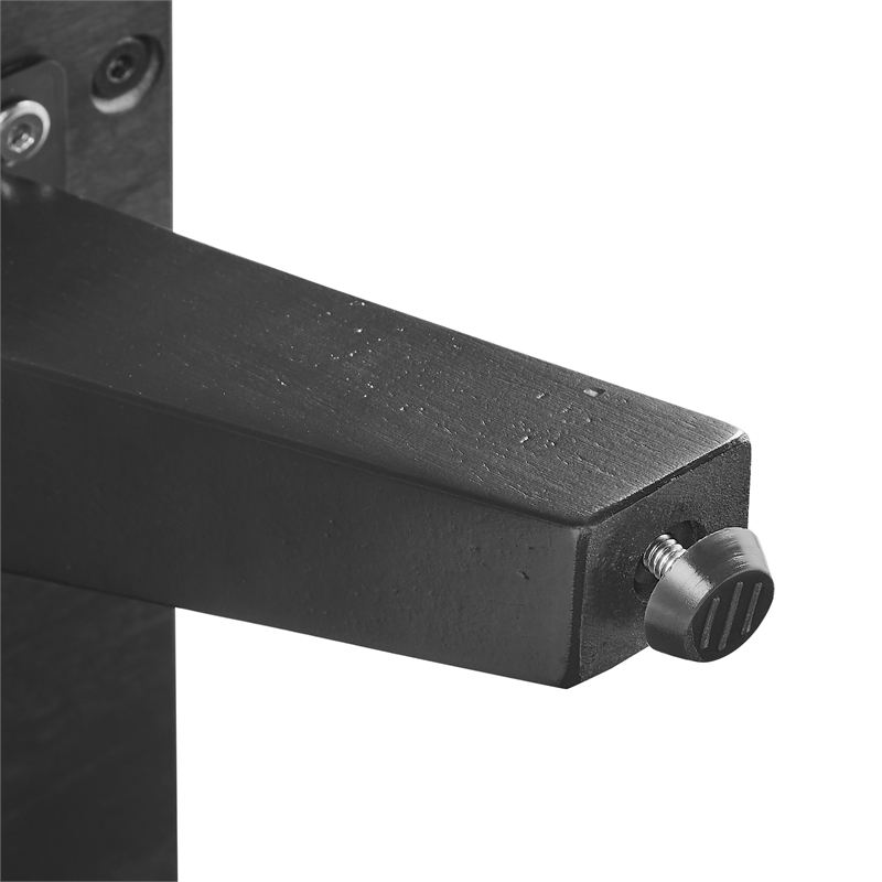 Crosley Furniture Asheville Low Record Storage Console in Black