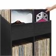 Crosley Furniture Enzo Medium Record Storage Stand in Black
