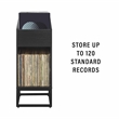 Crosley Furniture Enzo Small Record Storage Stand in Black