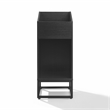 Crosley Furniture Enzo Small Record Storage Stand in Black
