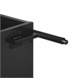 Crosley Furniture Greenwich Medium Record Storage Console in Black