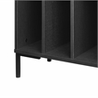 Crosley Furniture Greenwich Medium Record Storage Console in Black