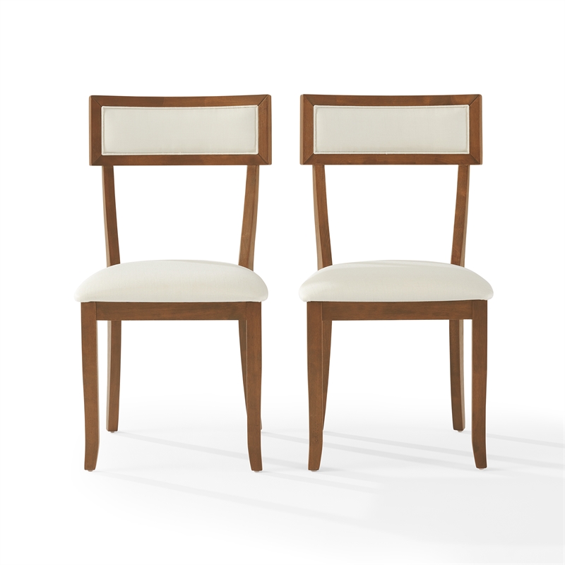 Crosley Furniture Alessia 2-Piece Dining Chair Set in Brown