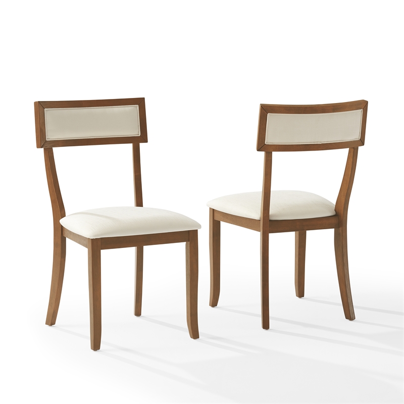Crosley Furniture Alessia 2-Piece Dining Chair Set in Brown