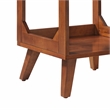 Crosley Furniture Asheville Record Player Stand in Walnut