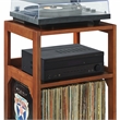 Crosley Furniture Asheville Record Player Stand in Walnut