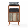Crosley Furniture Asheville Record Player Stand in Walnut