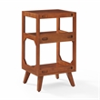 Crosley Furniture Asheville Record Player Stand in Walnut
