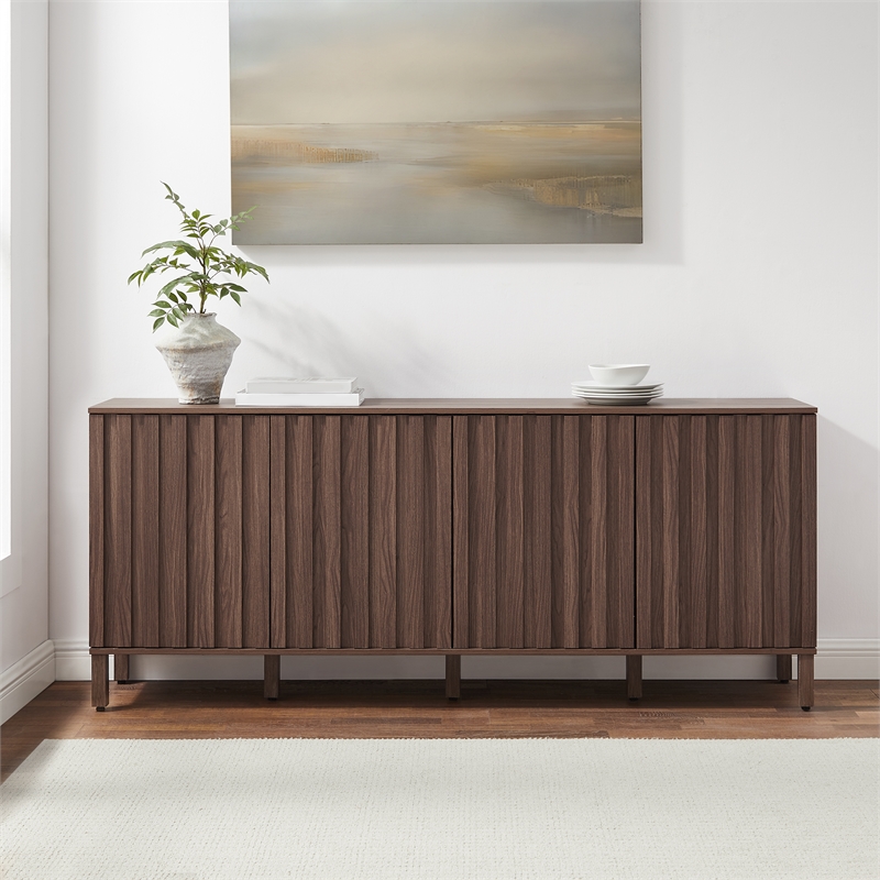 Crosley Furniture Marlowe Sideboard in Walnut