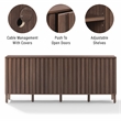 Crosley Furniture Marlowe Sideboard in Walnut